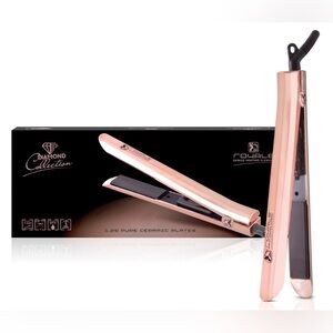Royale Metallic Rose Gold Professional Hair Straightener